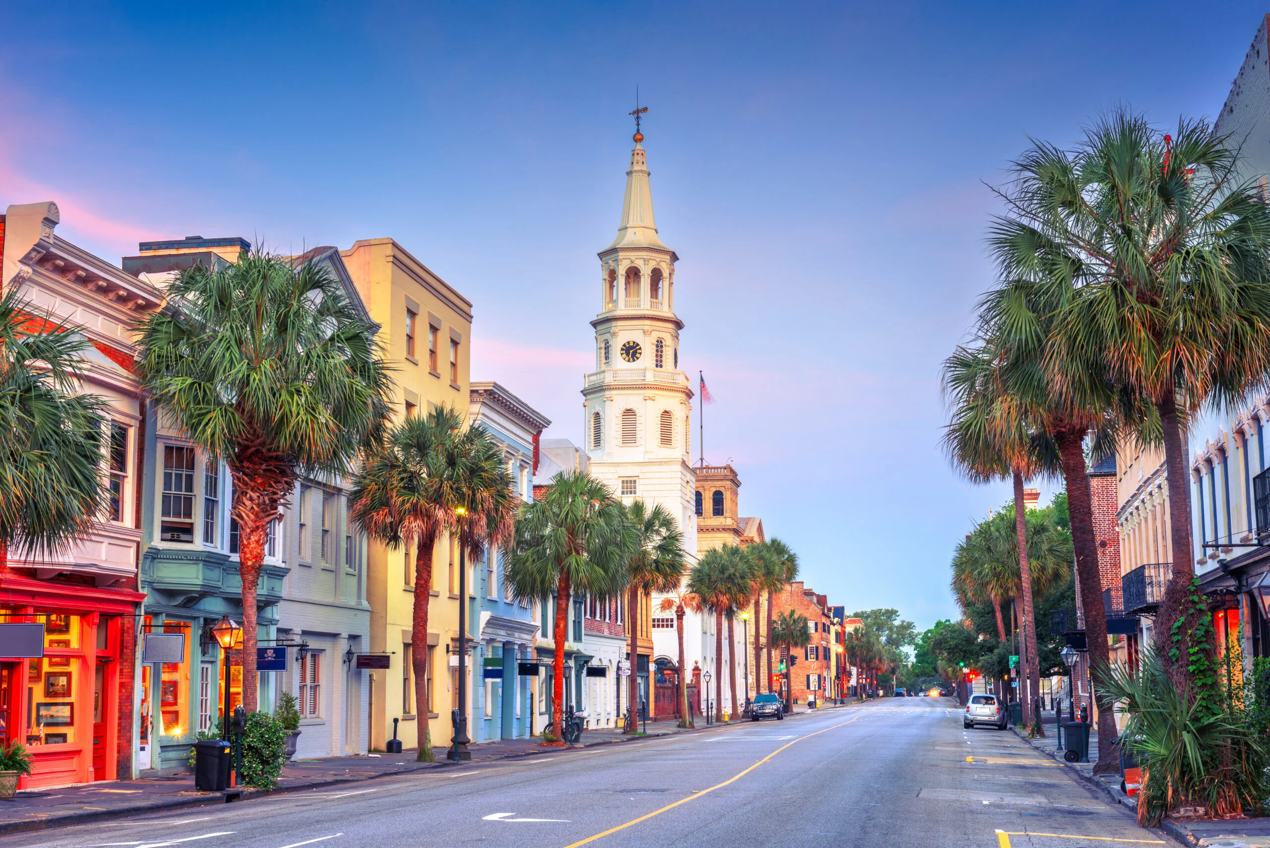Charleston South Carolina Usa Historic Cityscape