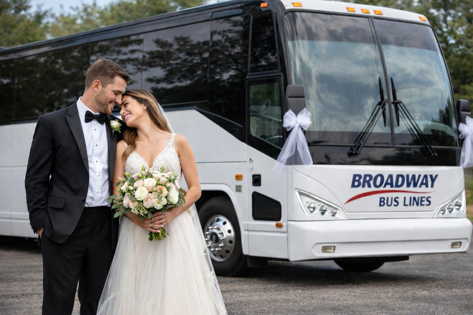 Wedding Charter Bus